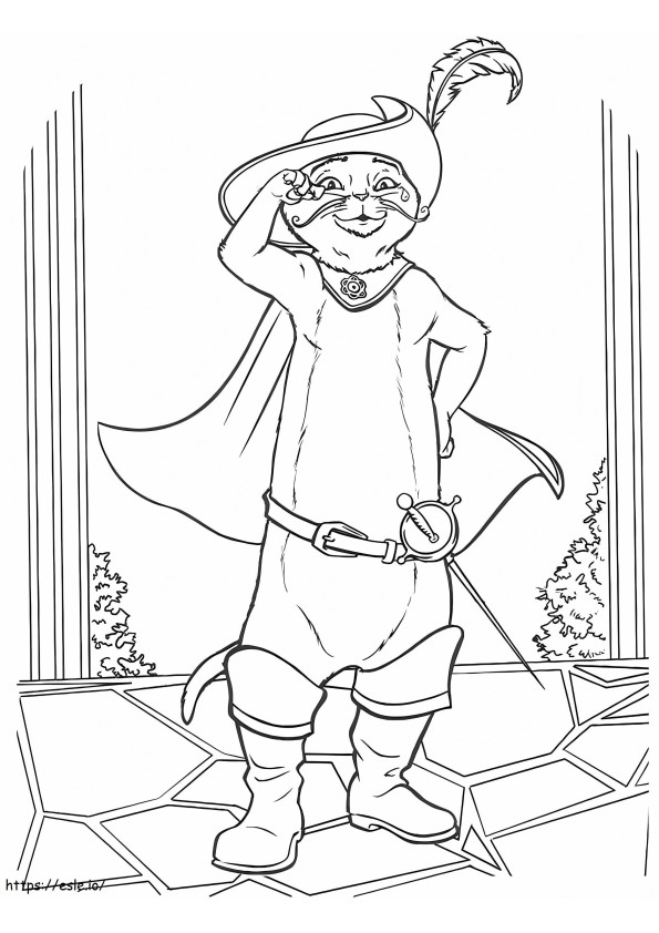 Puss in boots collectn of most wanted coloring pages for free downloading