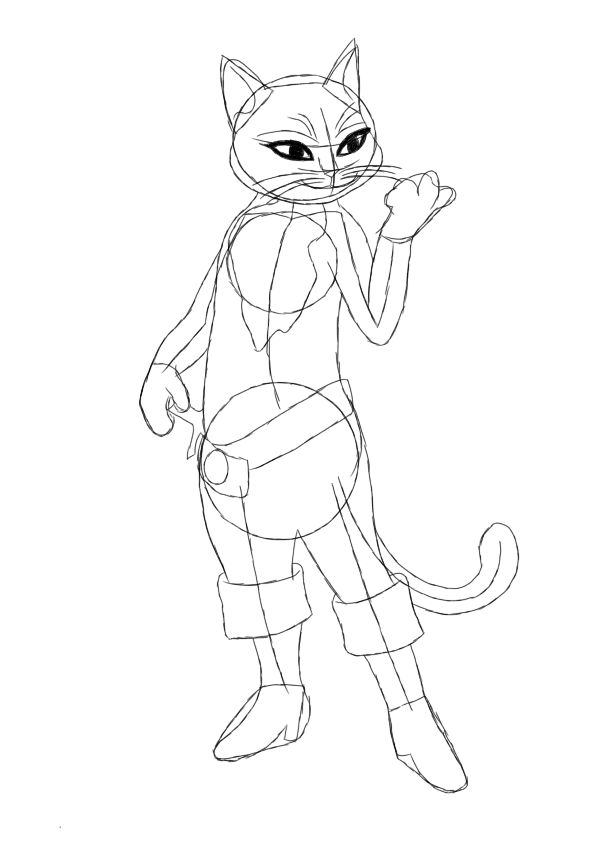 Kitty softpaws by midnightartworks on