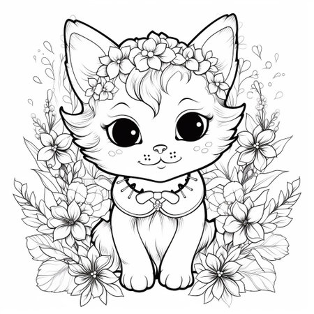 Cute colouring page stock photos and images