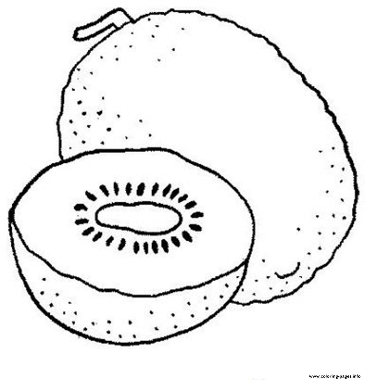 Sweet kiwi fruit sbf coloring page printable