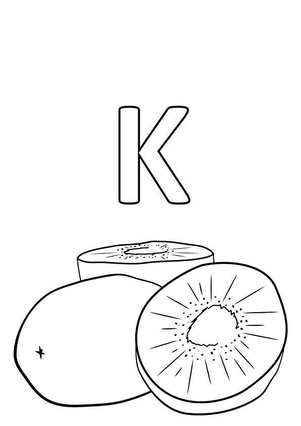 Kiwi coloring pages