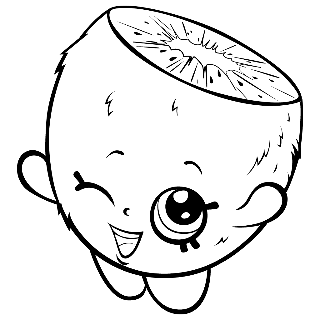 Kiwi coloring pages