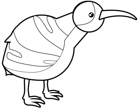 Kiwi coloring pages free coloring pages