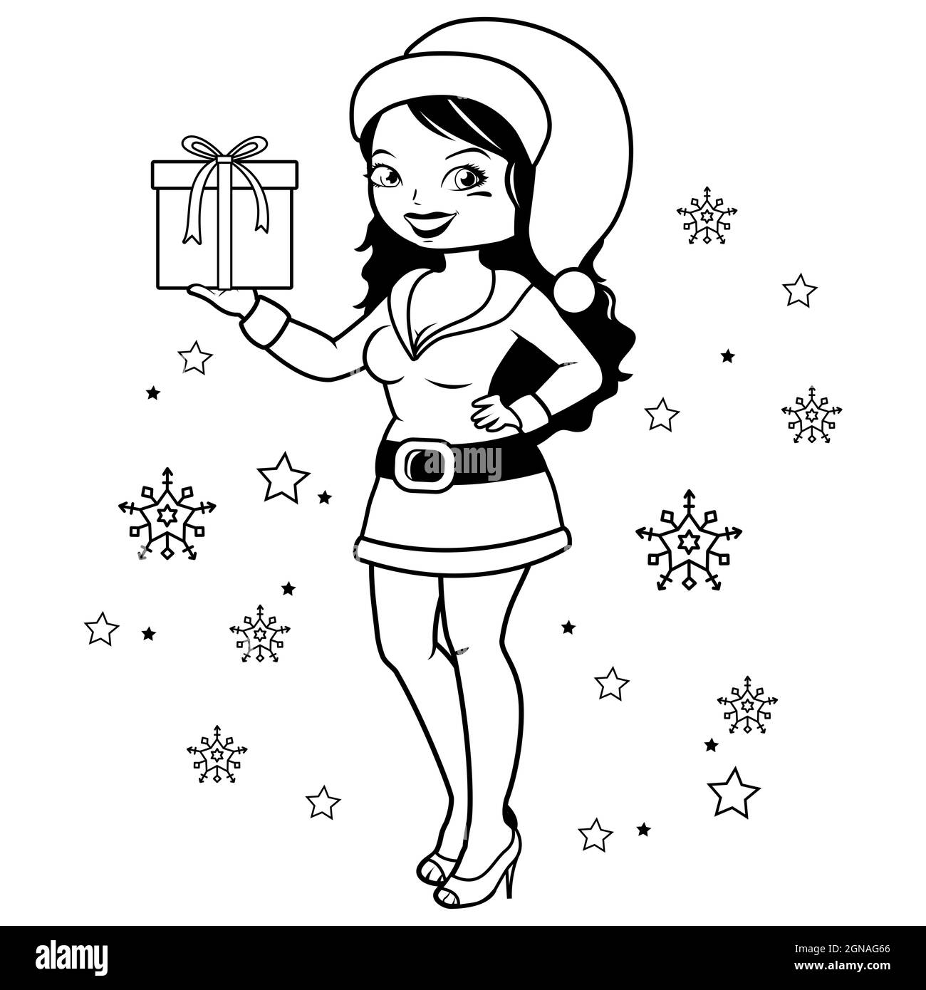 Coloring christmas hi