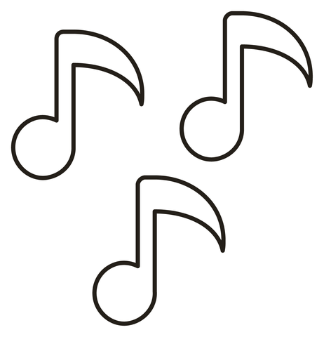 Musical notes coloring page free printable coloring pages