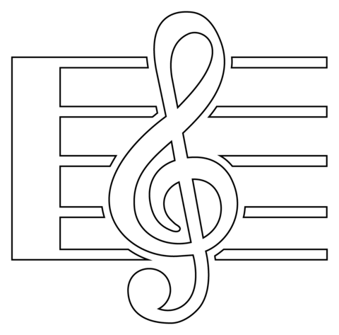 Musical score emoji coloring page free printable coloring pages