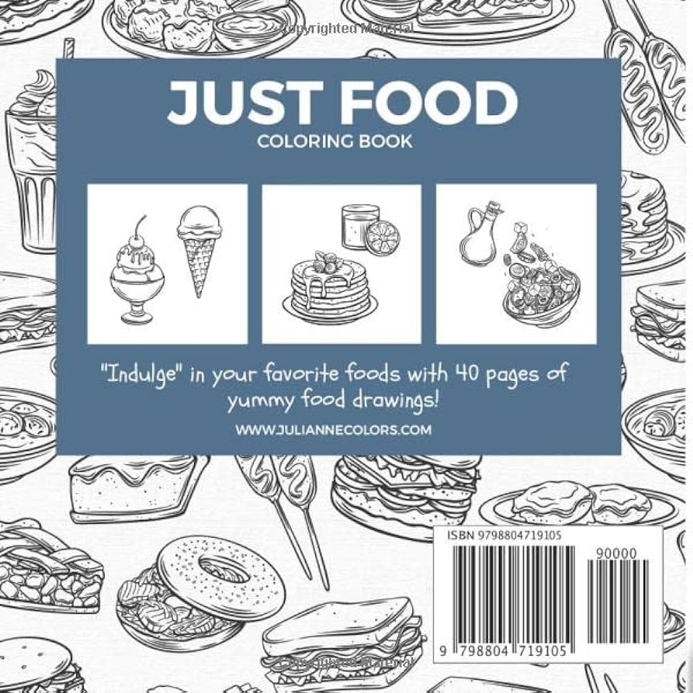 Just food coloring book colors julianne books