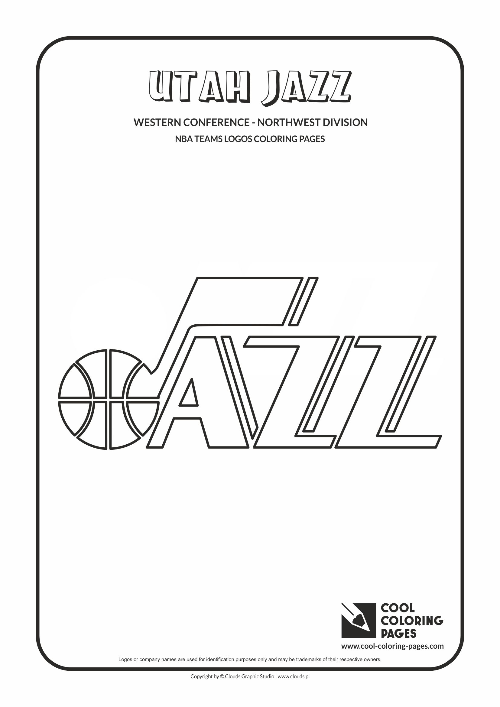 Cool coloring pages nba teams logos coloring pages