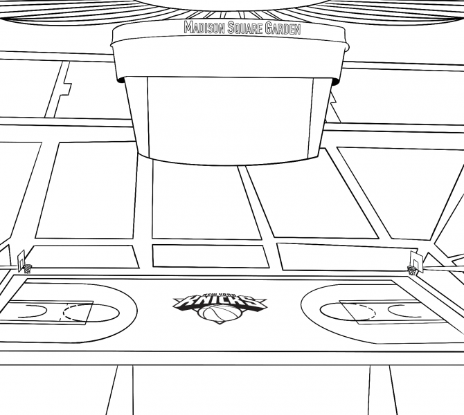 Knicks coloring pages garden of dreams foundation