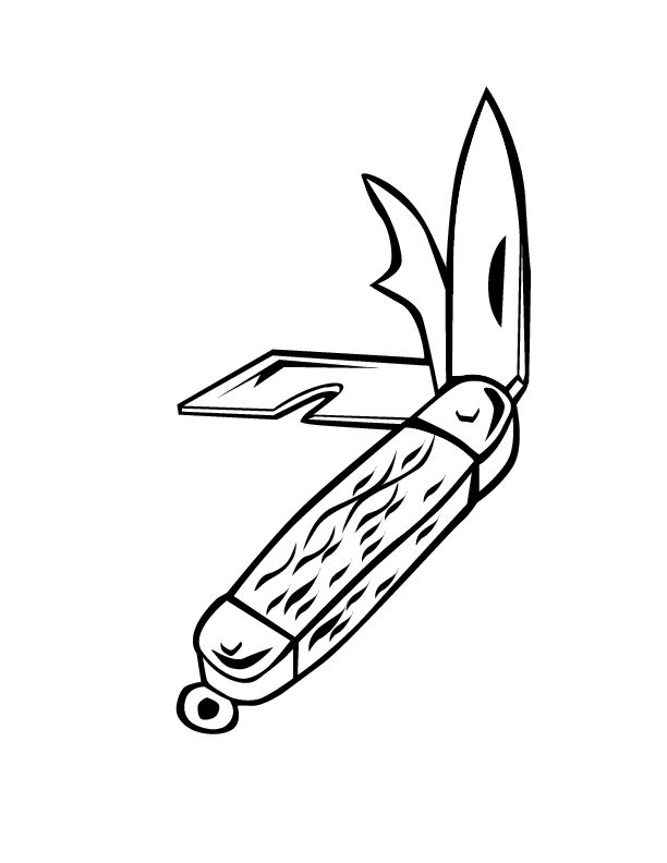 Knife coloring pages coloring pages tattoo designs color