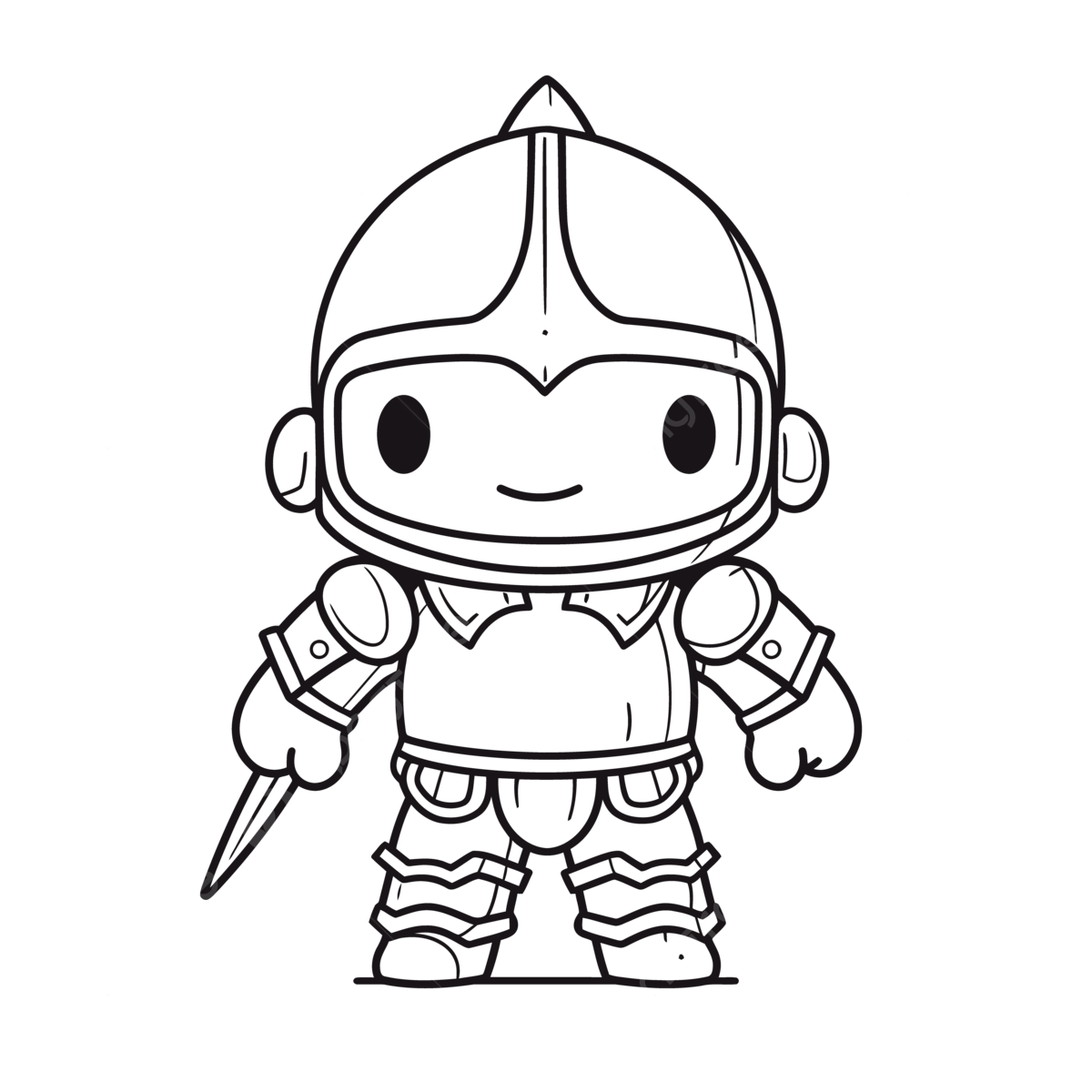 The knight coloring page with a knight character holding a sword outline sketch drawing vector sword drawing wing drawing night drawing png and vector with transparent background for free download