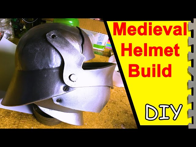 How to ake a knight helet sallet diy