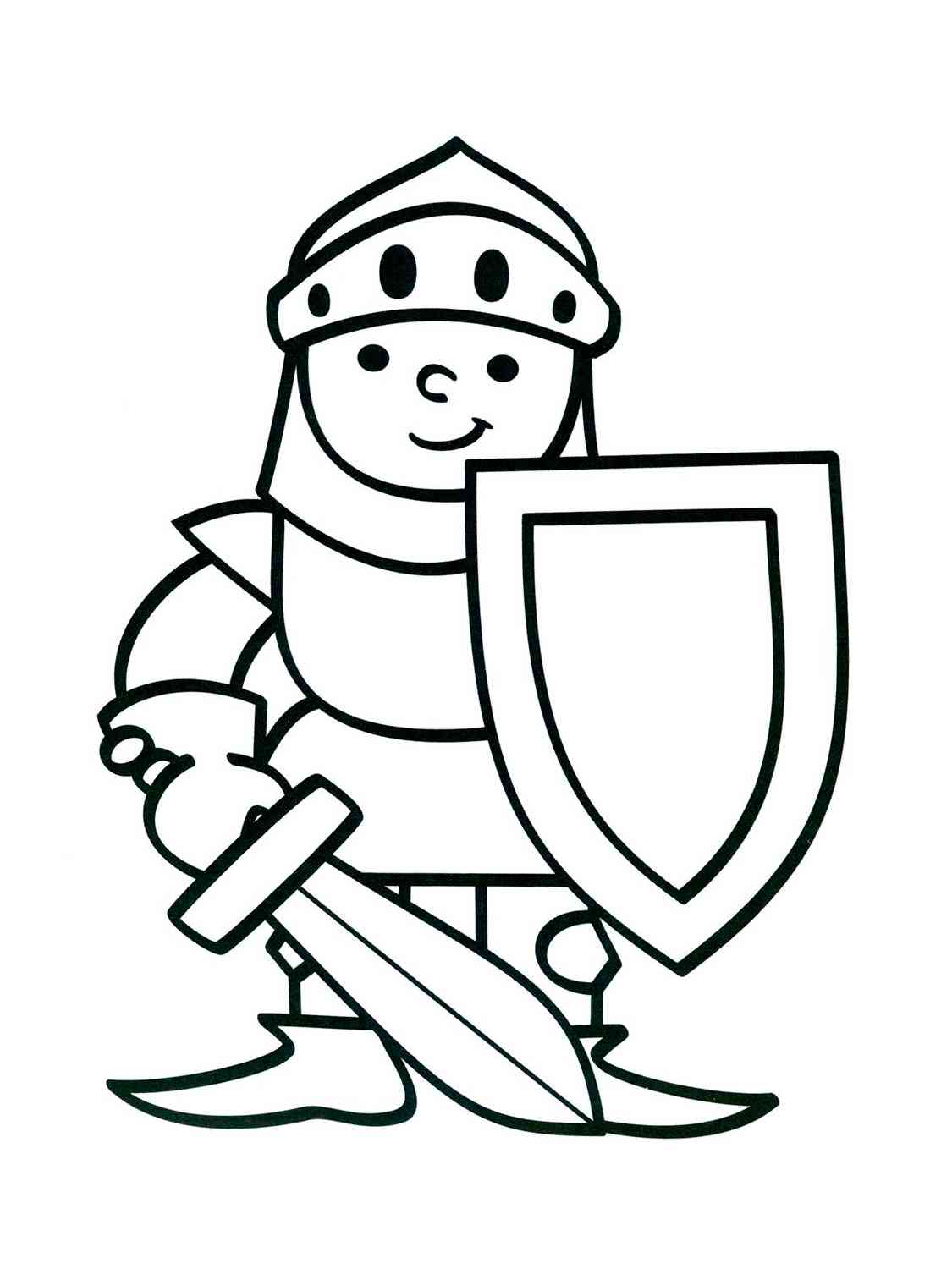 Knight coloring pages