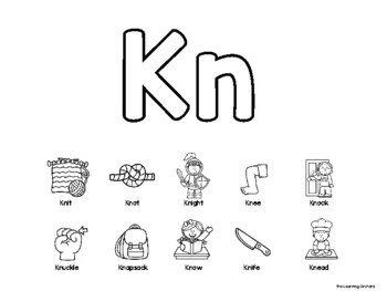 Freebie no prep beginning consonant digraphs reference chart coloring pages