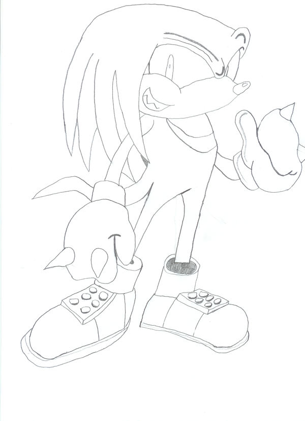 My knuckles drawing by tails