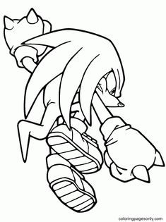Knuckles coloring pages ideas free coloring pages coloring pages for kids coloring pages