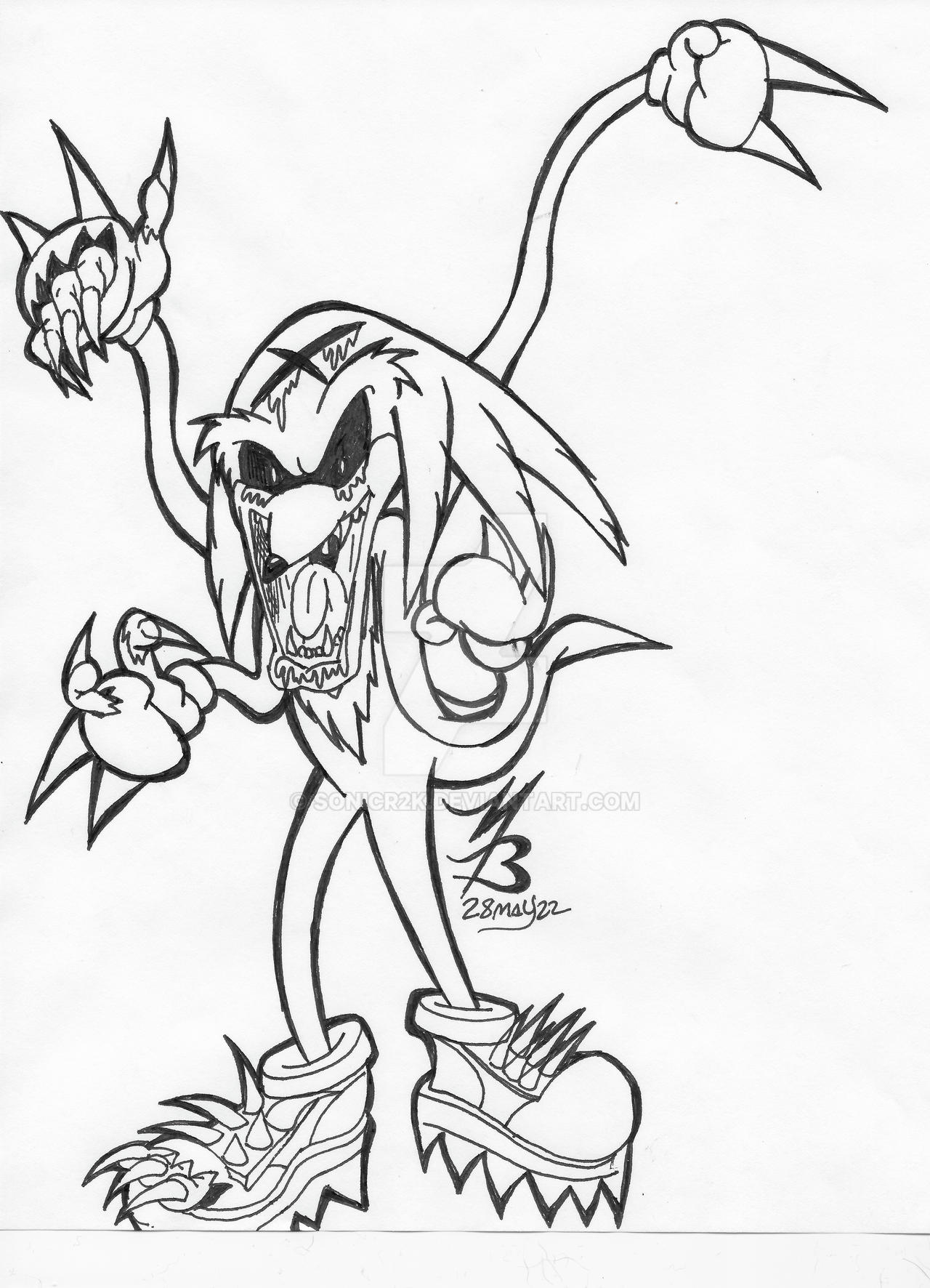 Knuckles exe by sonicrk on