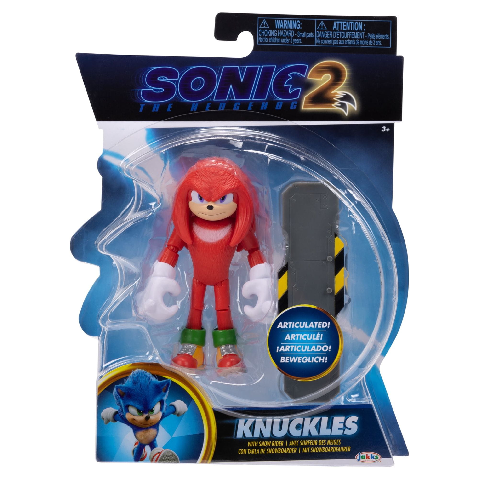 Sonic the hedgehog knuckles action figure set pieces