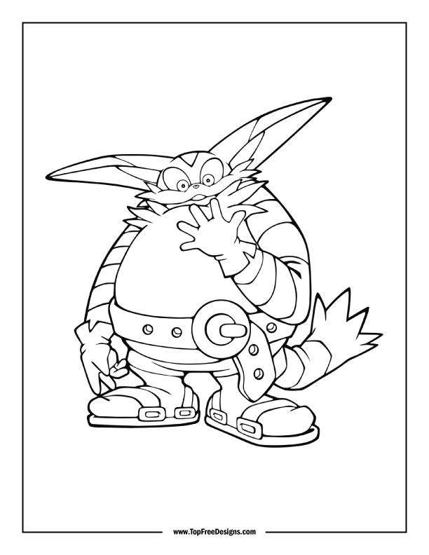 Sonic coloring pages