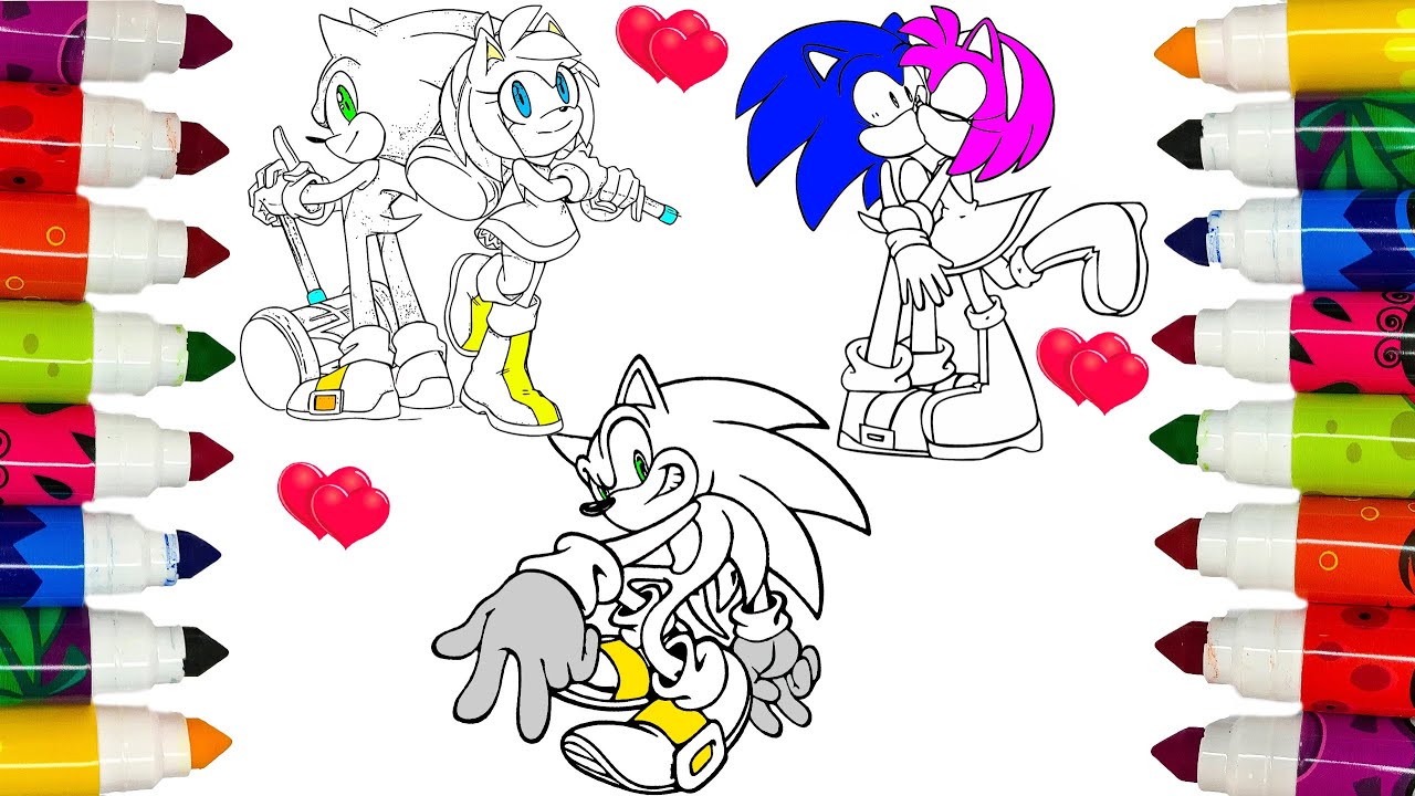 How to colordraw sonic