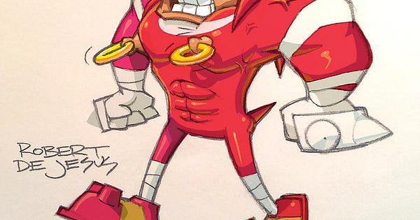 That knuckles redesign is delicious rgaming