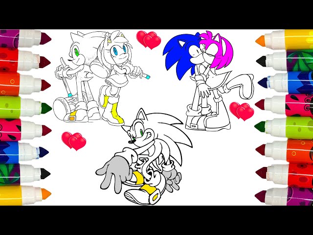 How to colordraw sonic
