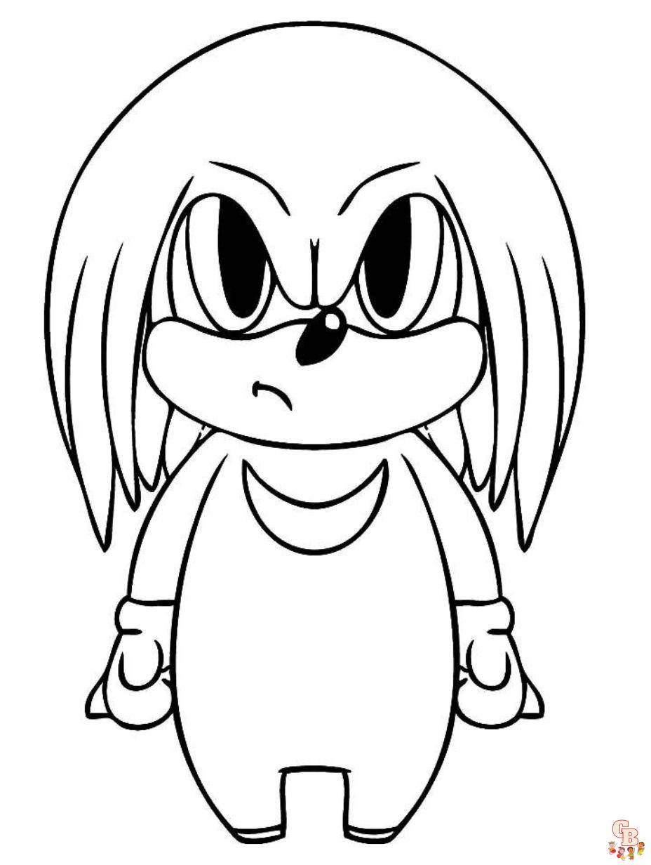 Sonic the hedgehog coloring pages free