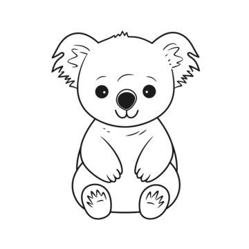 Koala drawing png transparent images free download vector files