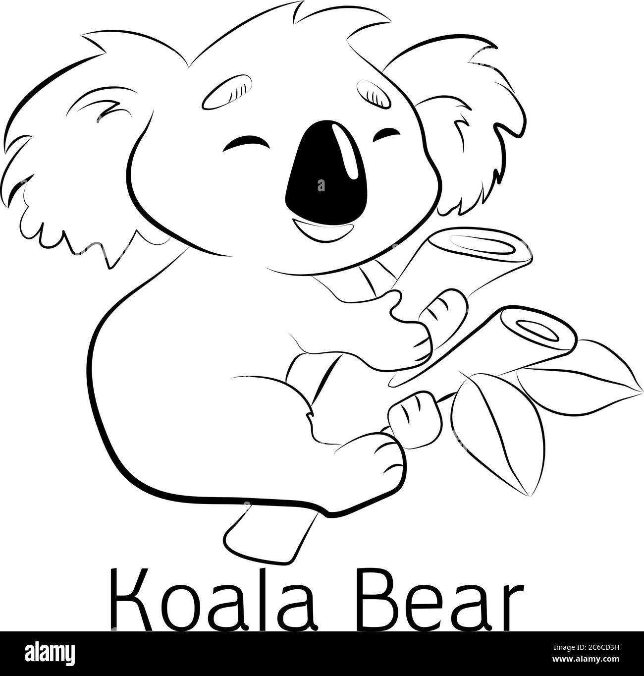 Koala bear baby australia cut out stock images pictures