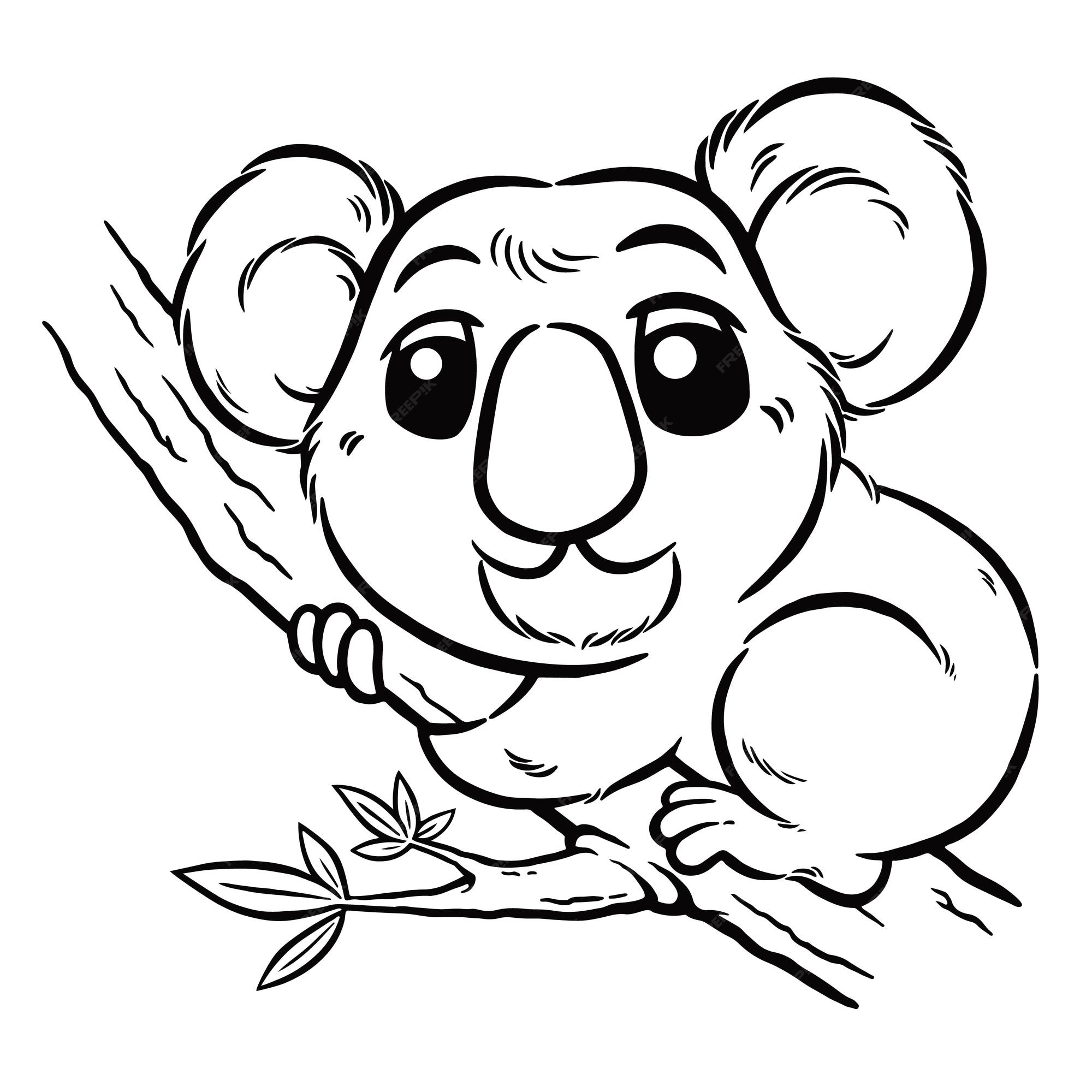 Premium vector koala bear