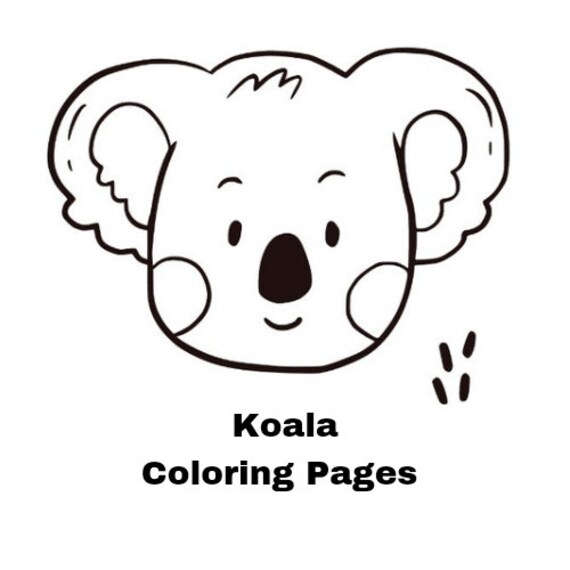 Koala printable coloring pages for kids perfect printable