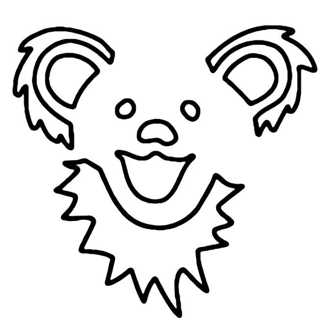 Simple easy bear face cut