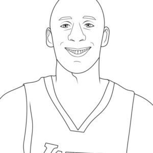 Kobe bryant coloring pages printable for free download
