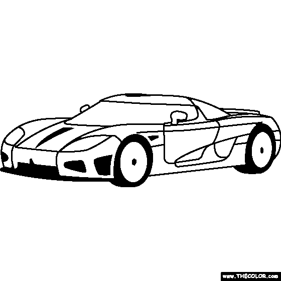Cars online coloring pages