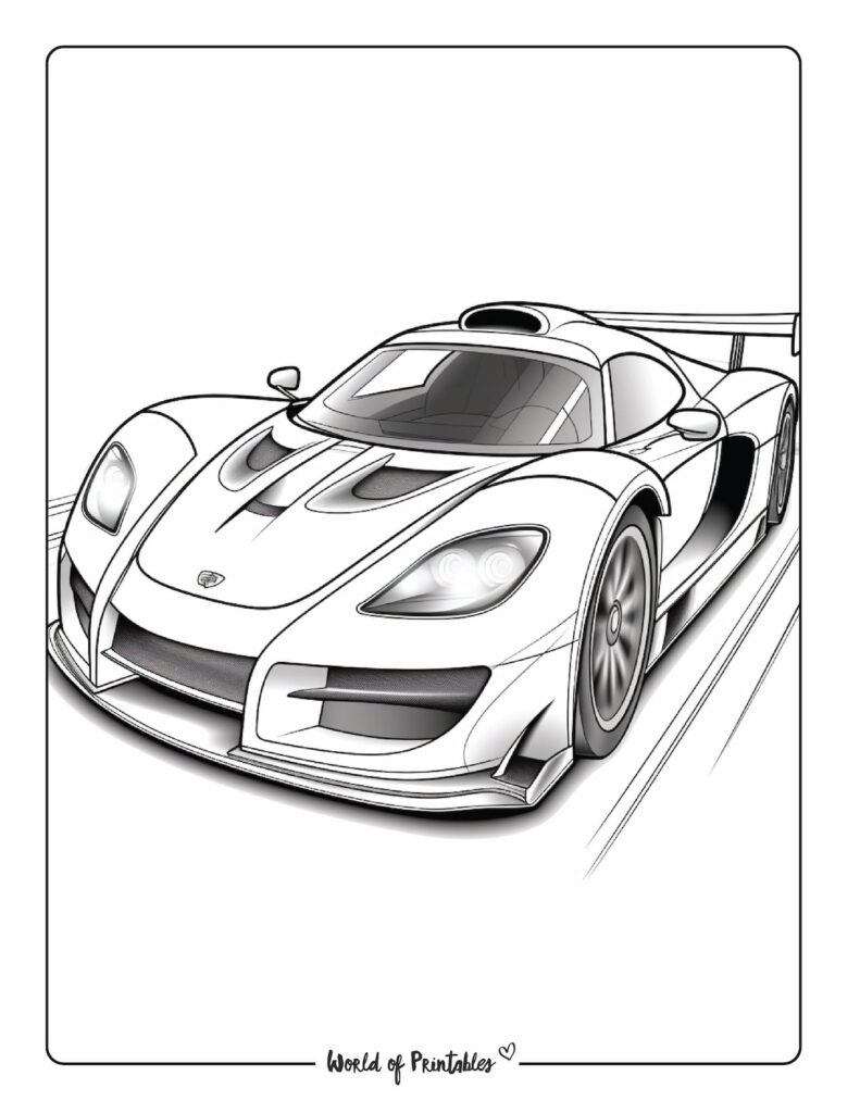 Car coloring pages