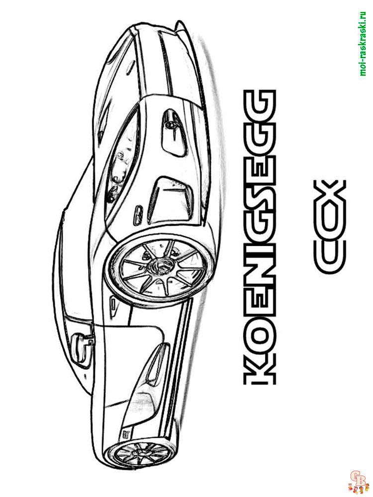 Free printable sports car coloring pages for kids