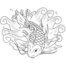 Top free printable koi fish coloring pages online fish coloring page koi fish colors koi fish drawing
