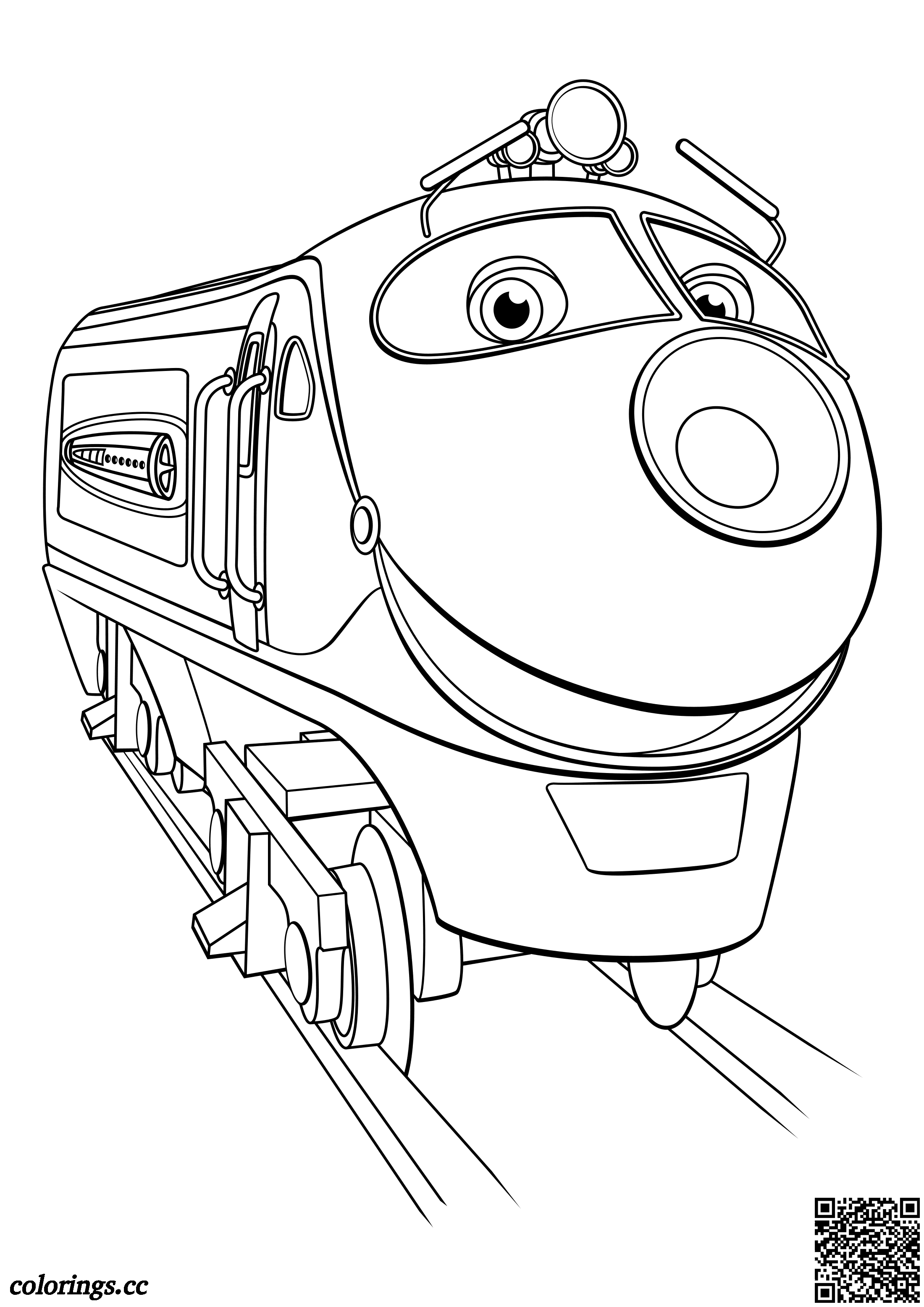 Chuggington coloring pages funny trains from chuggington coloring pages