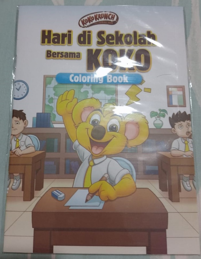 Jual buku warna mewarnai koko krunch coloring book
