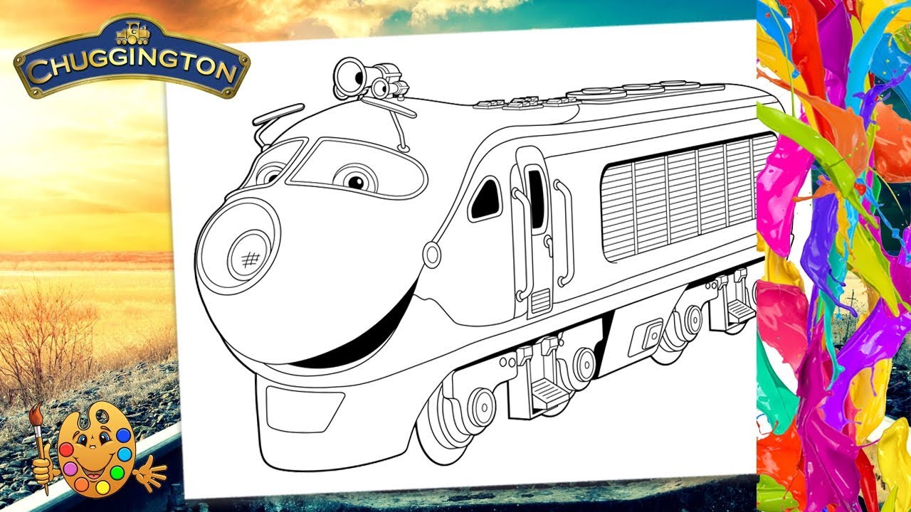 Coloring chuggington koko coloring pages coloring book