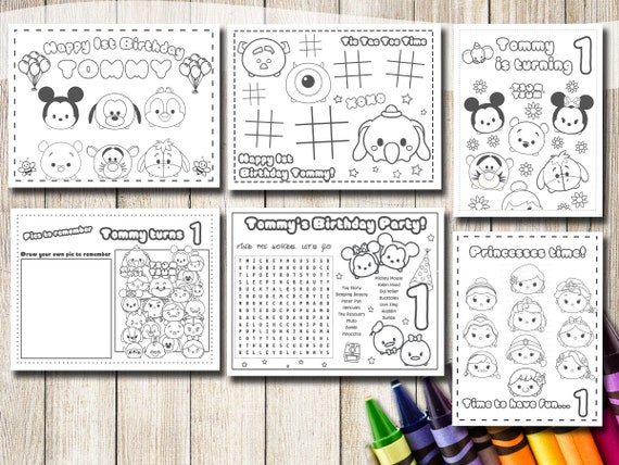 Tsum tsum coloring pages tsum tsum party favors tsum tsum birthday tsum tsum coloring book tsum tsum activities