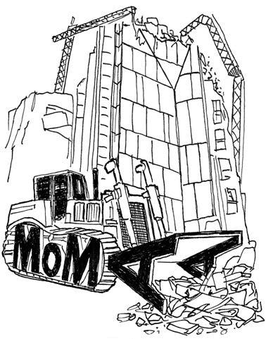 Opinion as moma expands not everyone is cheering