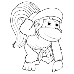 Kong coloring pages for kids