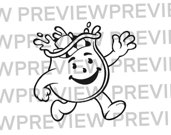 Kool aid man svg file perfect for cricut digital download svg cartoon