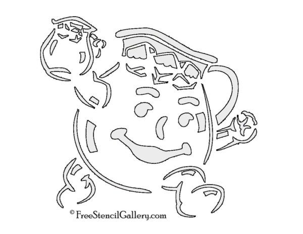Kool aid man stencil kool aid man easy hand drawings kool aid