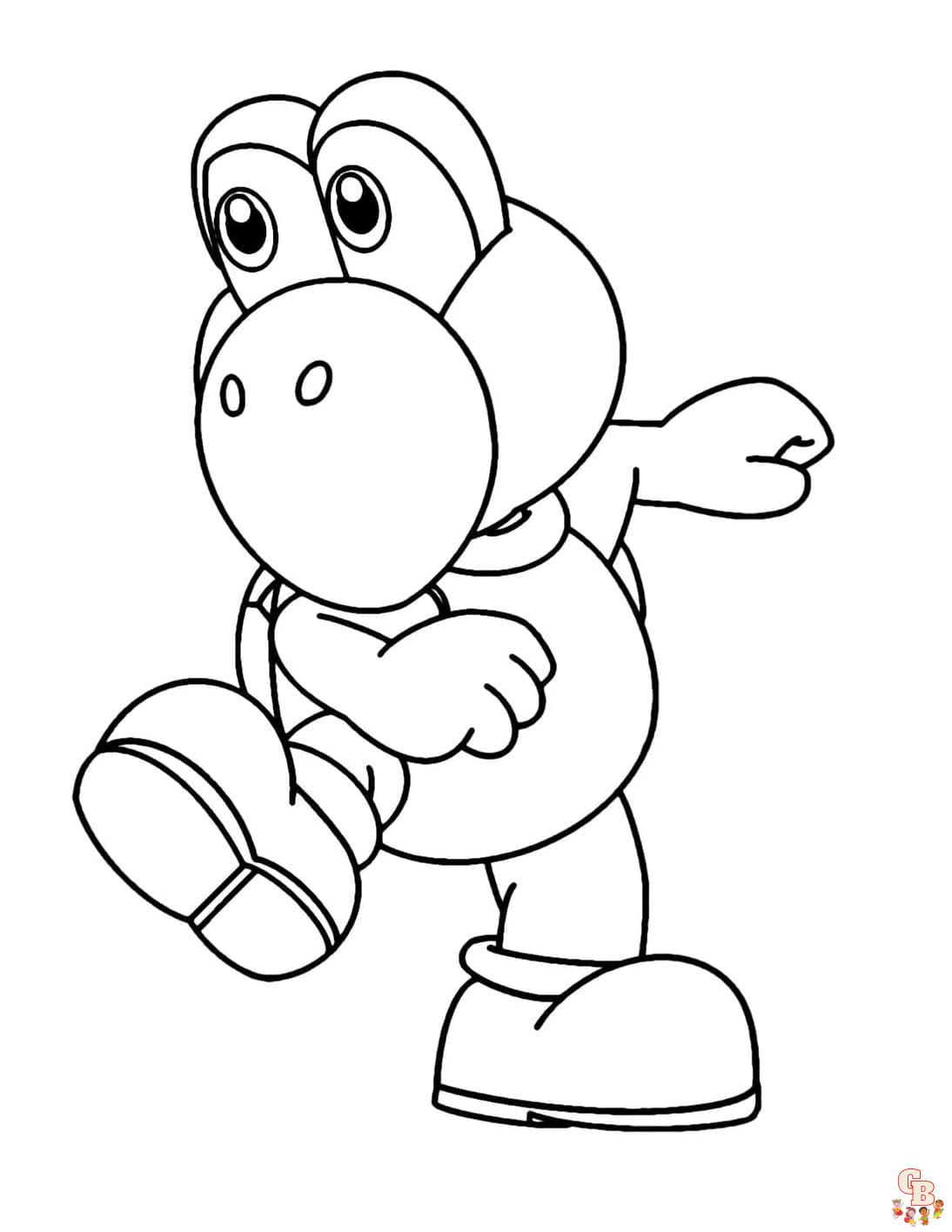 Printable koopa troopa coloring pages free for kids and adults