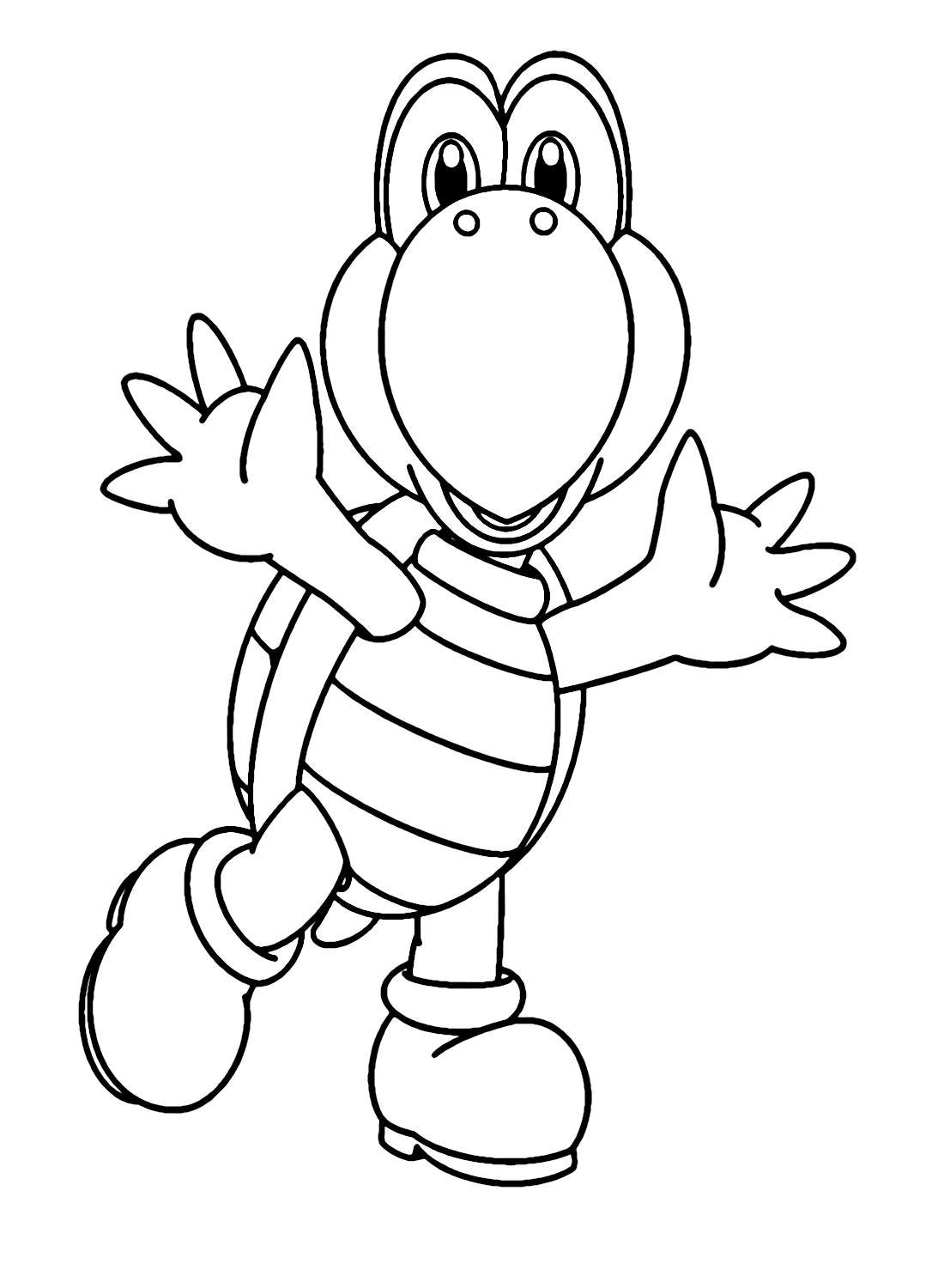 Koopa troopa coloring pages