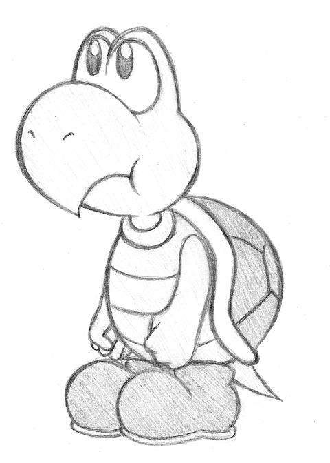 Koopa sketch thing by darklink on