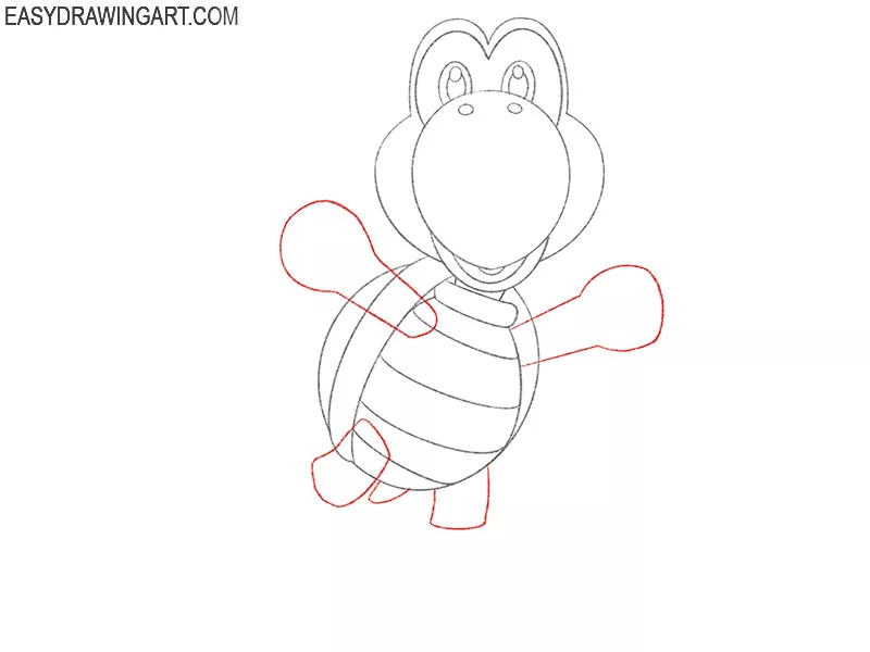 How to draw koopa troopa
