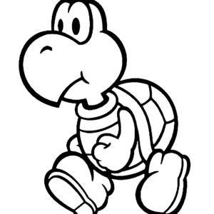 Koopa troopa coloring pages printable for free download